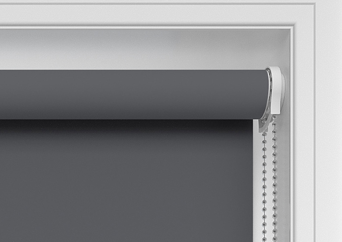 Palermo (Blackout), Dark Grey - Twist&Fit Roller Blind - Image 11